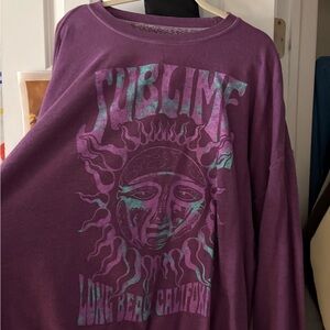 Urban Outfitters Purple Graphic Sweatshirt